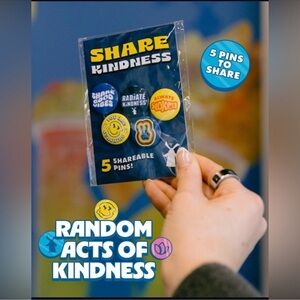 Dutch Bros Share Kindness Pins -5 Pack